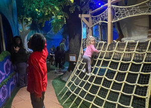 Children playing during Au-Some Evenings