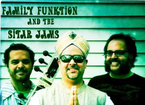 Three members of the sitar band FUNKtion